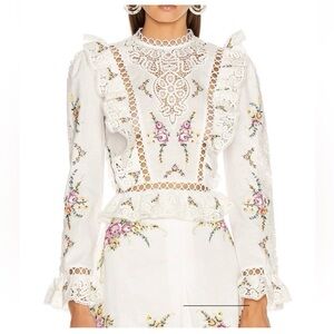 MINT! Zimmermann Allia Cross Stitch Flared Top-  Medium